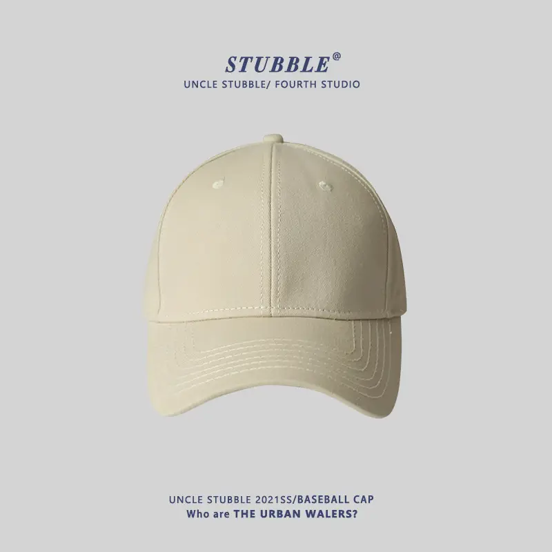 Stubble Cap Men Women Wide Brim Casual Baseball - Image 5