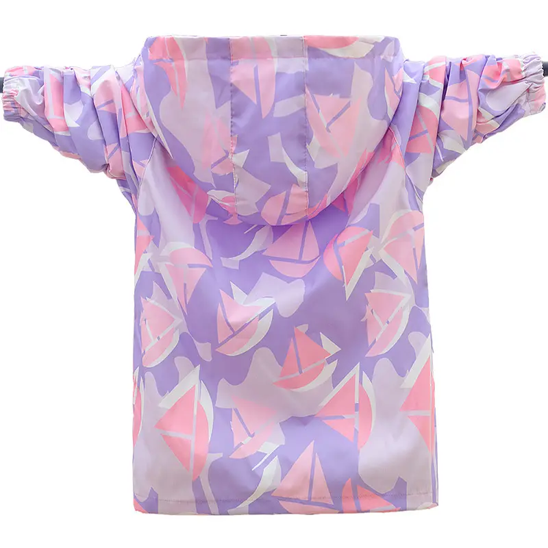 Girls' Purple Butterfly Windbreaker 2025 - Image 5