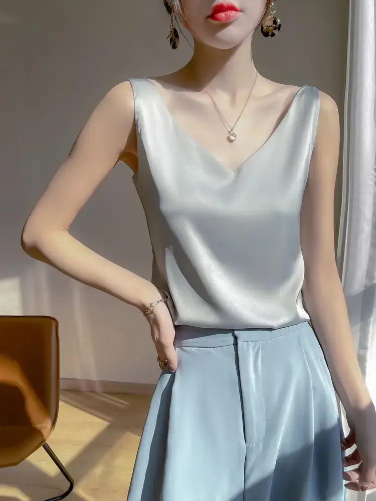 White Base Layer Top for Women Plus Size Summer Wear - Image 18