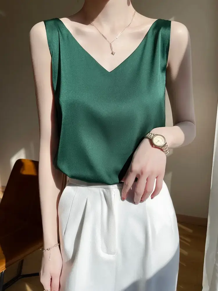 White Base Layer Top for Women Plus Size Summer Wear - Image 21