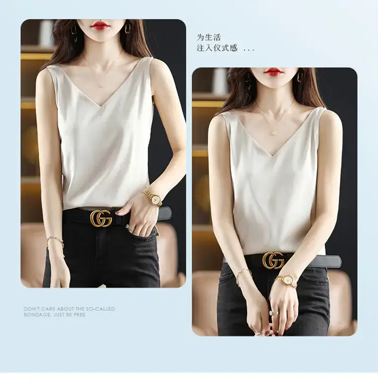 White Base Layer Top for Women Plus Size Summer Wear — feature 14