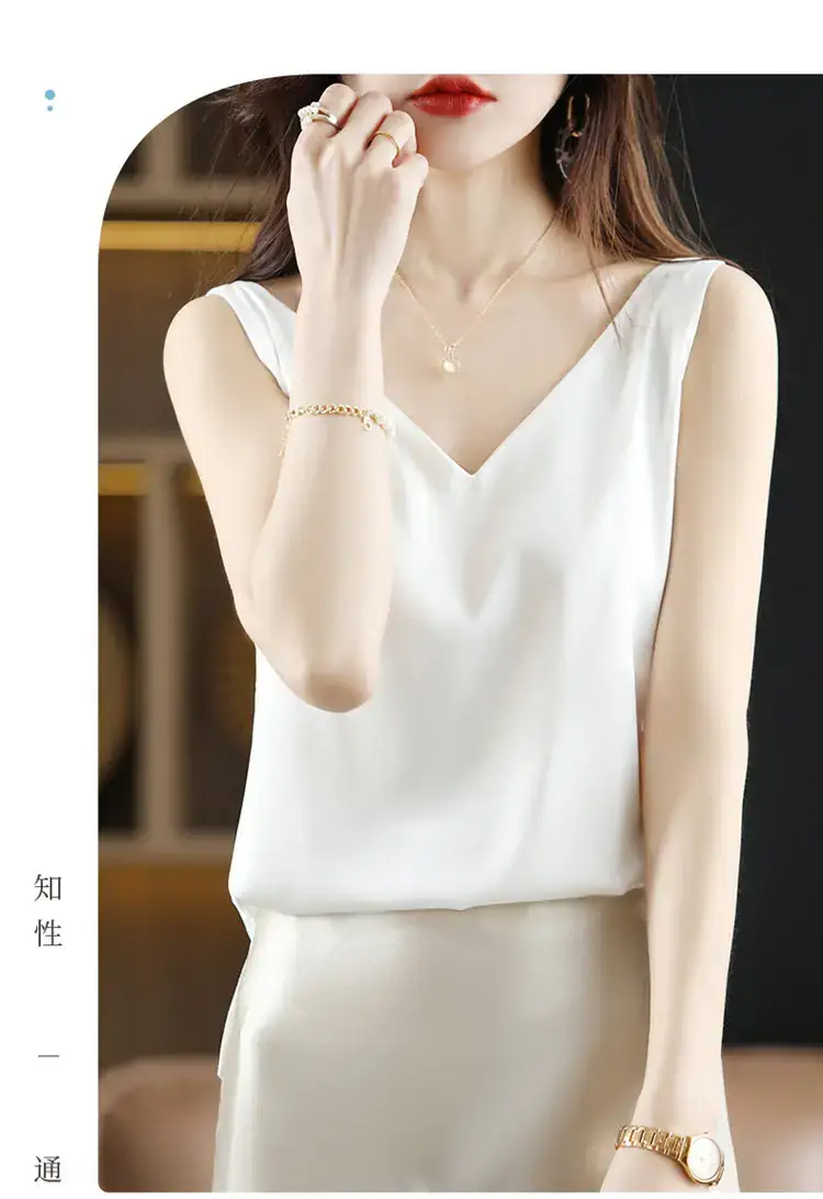White Base Layer Top for Women Plus Size Summer Wear — feature 19