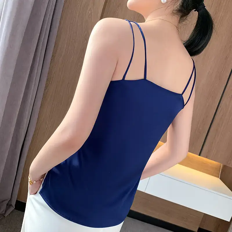 White Base Layer Top for Women Plus Size Summer Wear - Image 11