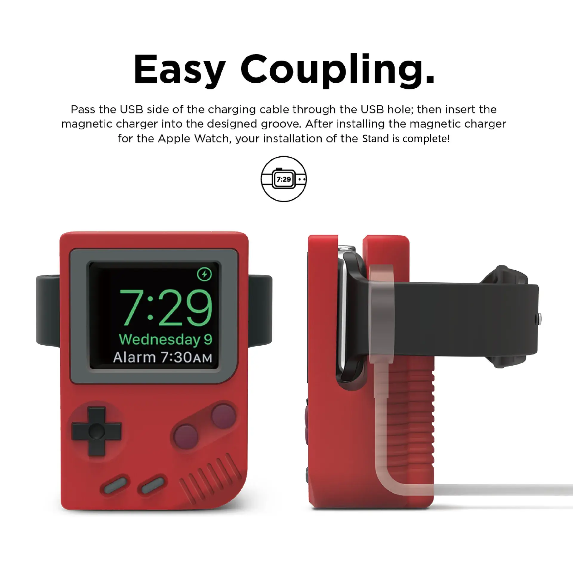 Apple Watch Charging Stand with Silicone Base - Image 3