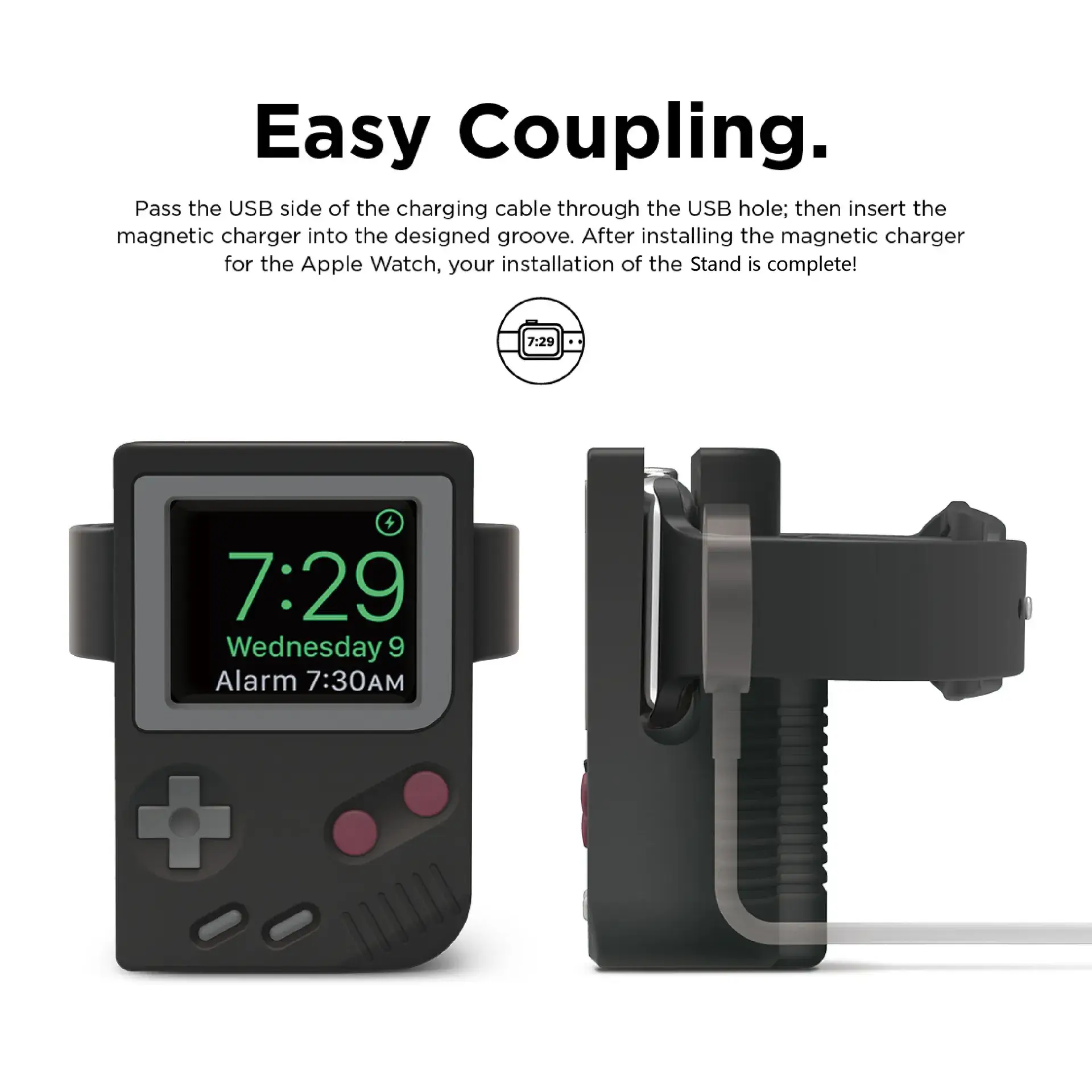 Apple Watch Charging Stand with Silicone Base - Image 2