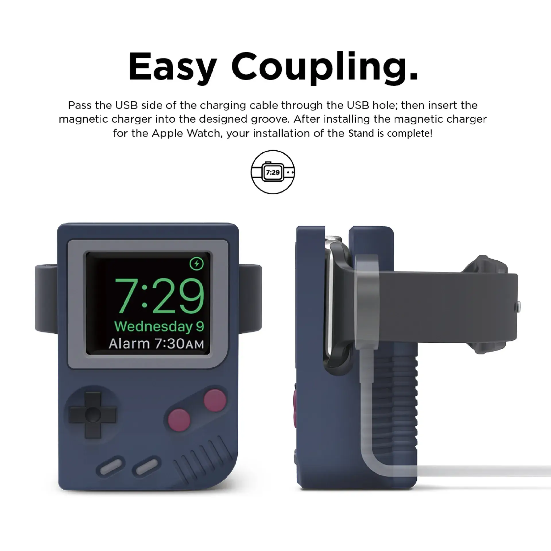 Apple Watch Charging Stand with Silicone Base - Image 4
