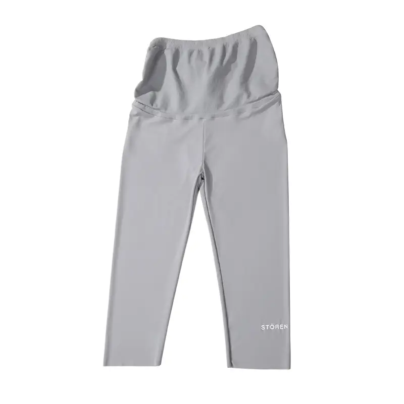 Maternity Slim Fitting Leggings with Belly Support for Summer - Image 8