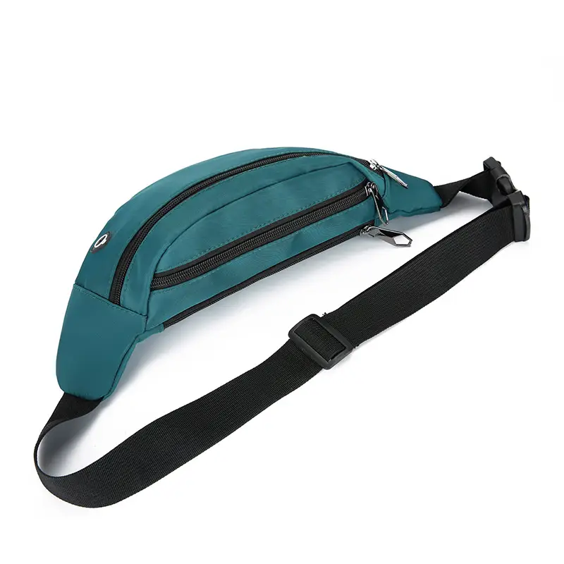 Men's Teal Fanny Bag with Phone Coin Pocket - Image 10