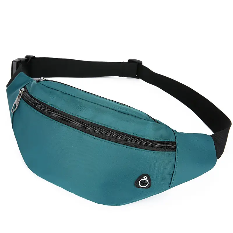 Men's Teal Fanny Bag with Phone Coin Pocket - Image 12