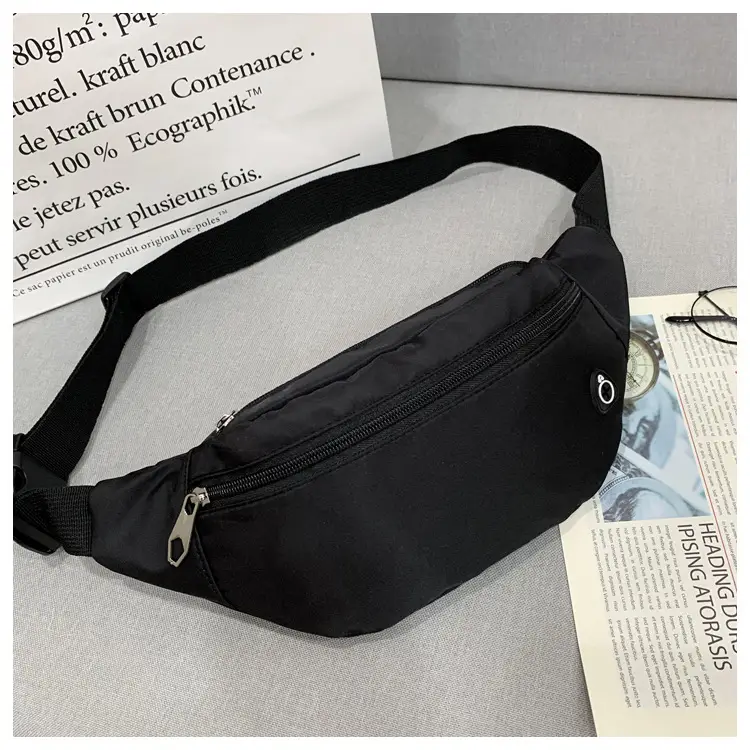 Men's Teal Fanny Bag with Phone Coin Pocket - Image 2