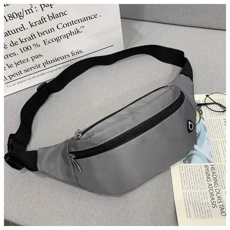 Men's Teal Fanny Bag with Phone Coin Pocket - Image 3