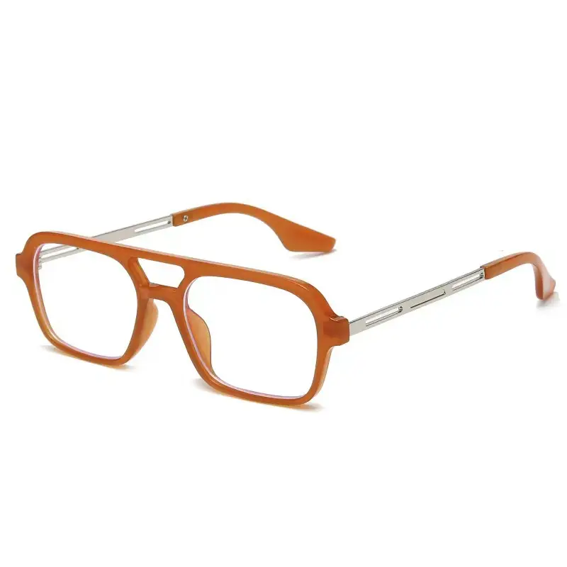 Women Sunglasses Black Double Beam Hollow 9315