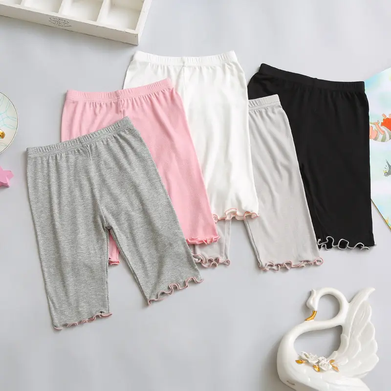 Girls' Five-Piece Modal Leggings Set Summer - Image 8