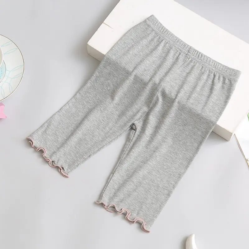 Girls' Five-Piece Modal Leggings Set Summer - Image 2