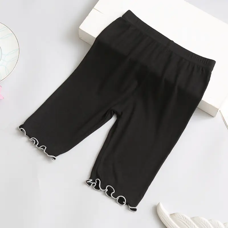 Girls' Five-Piece Modal Leggings Set Summer - Image 3