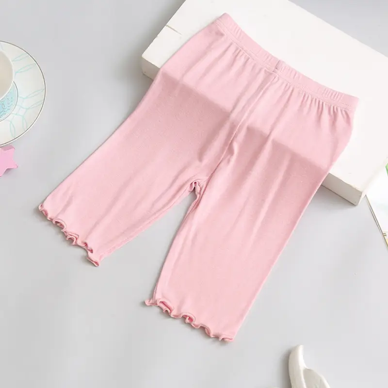 Girls' Five-Piece Modal Leggings Set Summer - Image 4