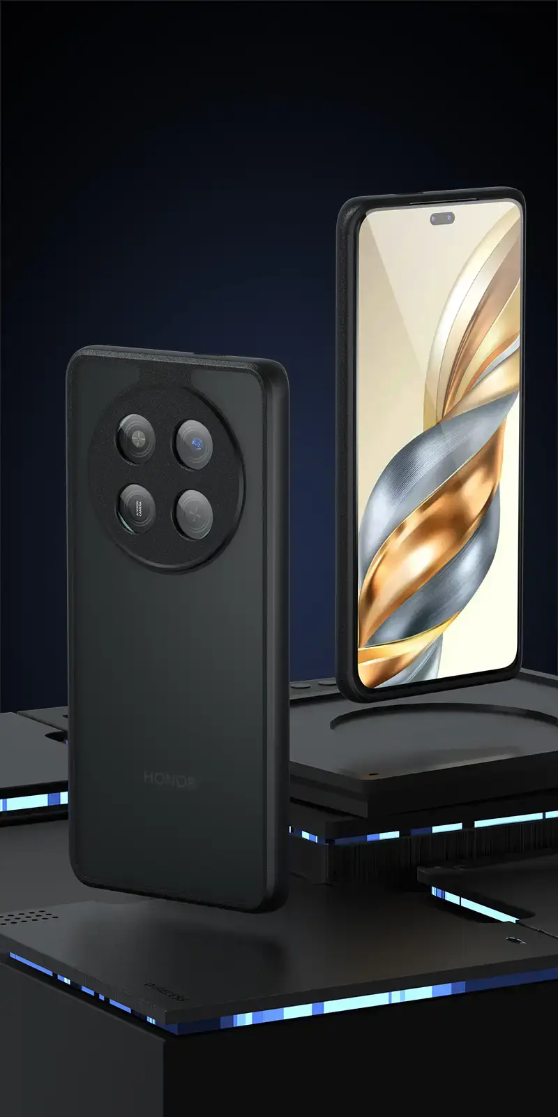 Honor X9C Phone Case Frosted Drop Resistant Black — feature 8