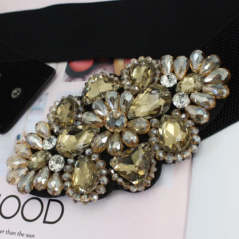 Elegant Crystal Diamond Belt for Women - Image 5