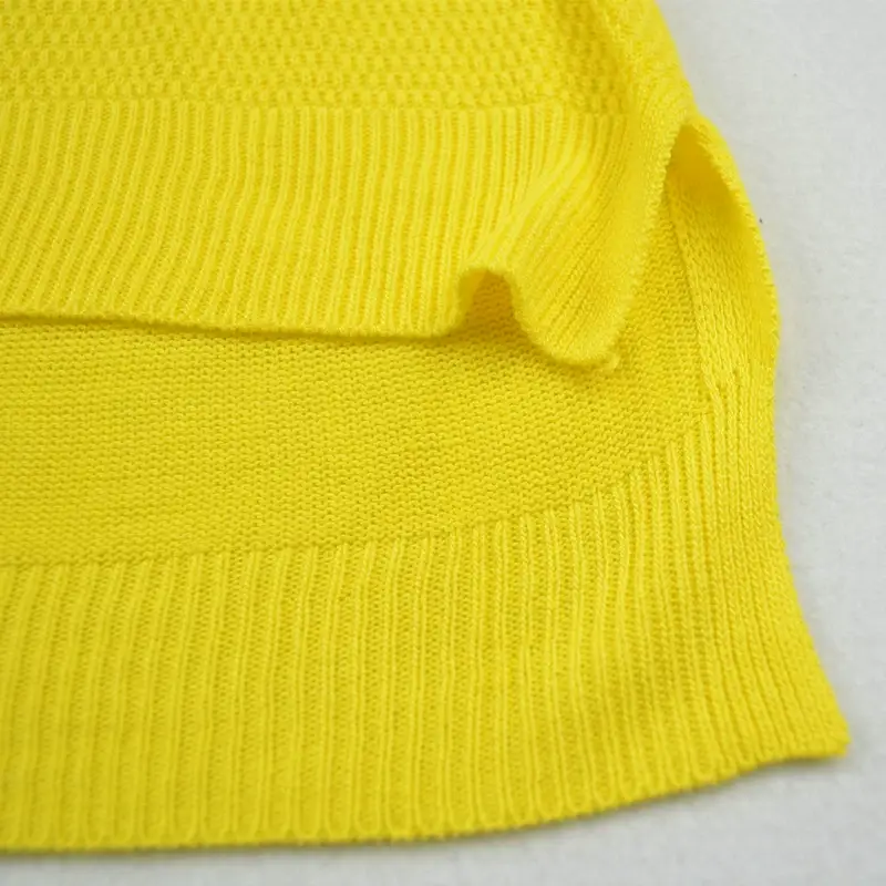 Women Knitted Sleeveless Vest Olive Green Spring Summer — feature 19