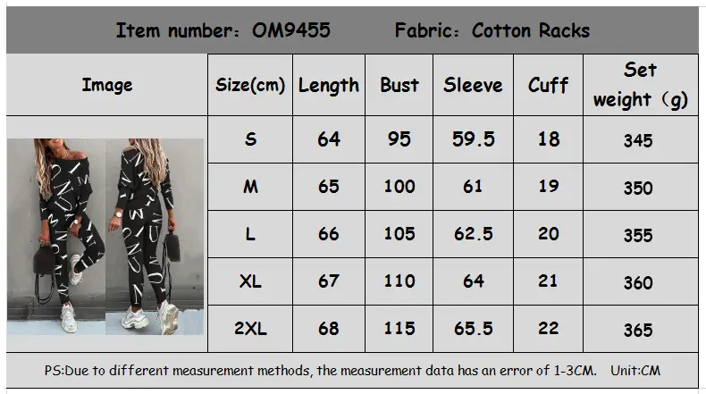 2025 Women Letter Print Long Sleeve Pants Suit Pink — feature 1