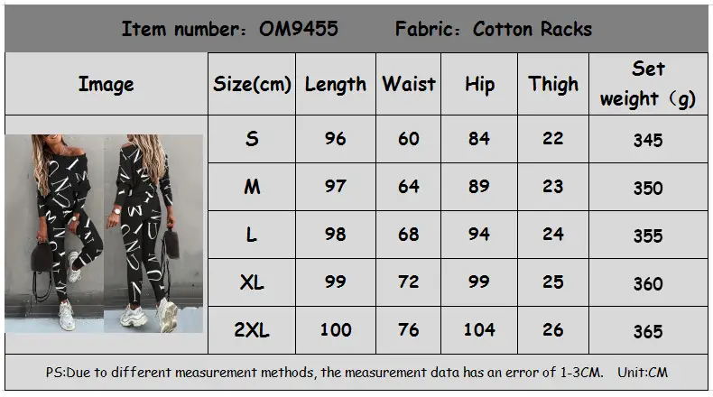 2025 Women Letter Print Long Sleeve Pants Suit Pink — feature 2