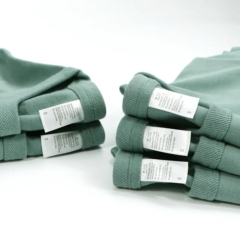 Men's Mineral Blue Cotton T-Shirt Coat 300g - Image 6