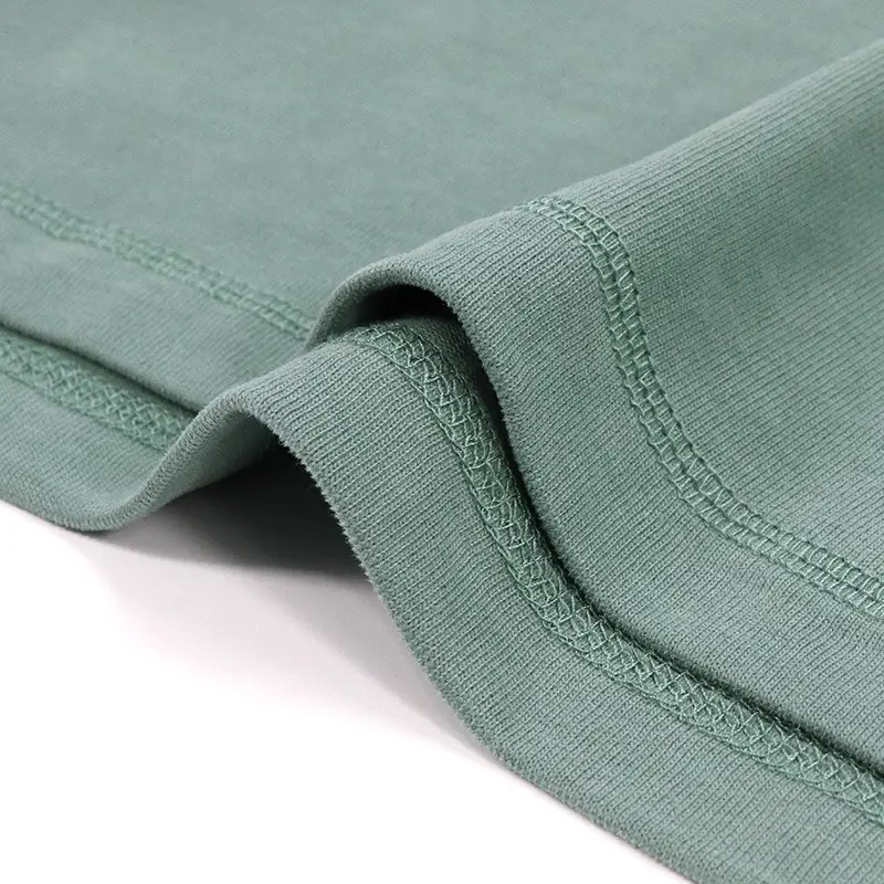 Men's Mineral Blue Cotton T-Shirt Coat 300g - Image 7