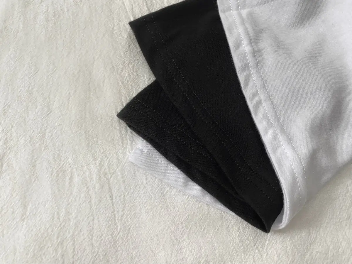 Kids Short Sleeve T-Shirt Cotton White Black Round Neck — feature 21