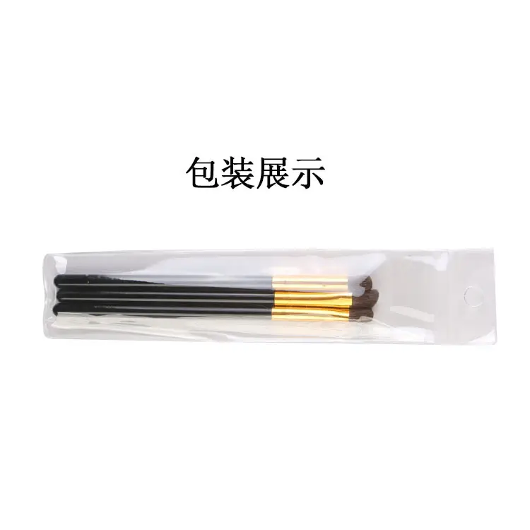 3 Piece Makeup Brush Set for Eye Shadow & Blending - Image 5
