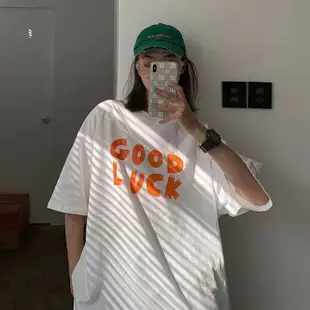Women Summer T-Shirt Purple Letter Print Loose Fit — feature 9