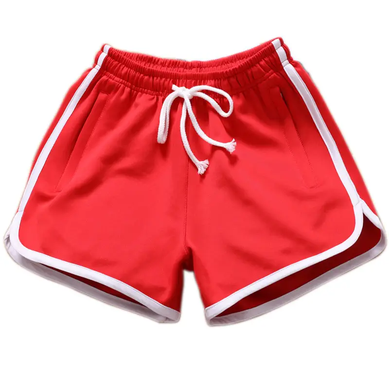 Men Blue Striped Running Shorts Korean Style