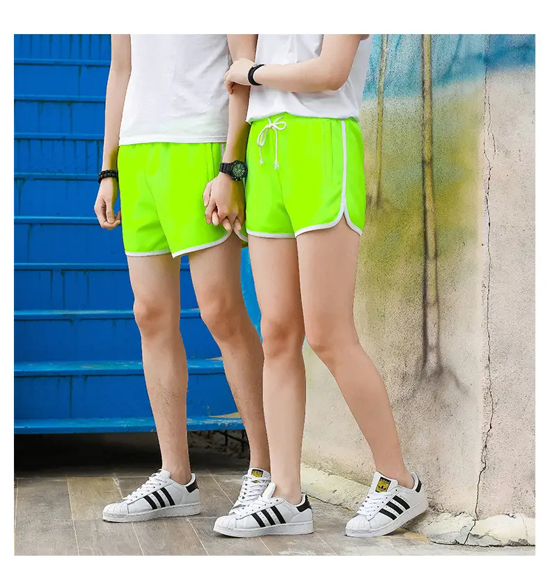 Men Blue Striped Running Shorts Korean Style — feature 13
