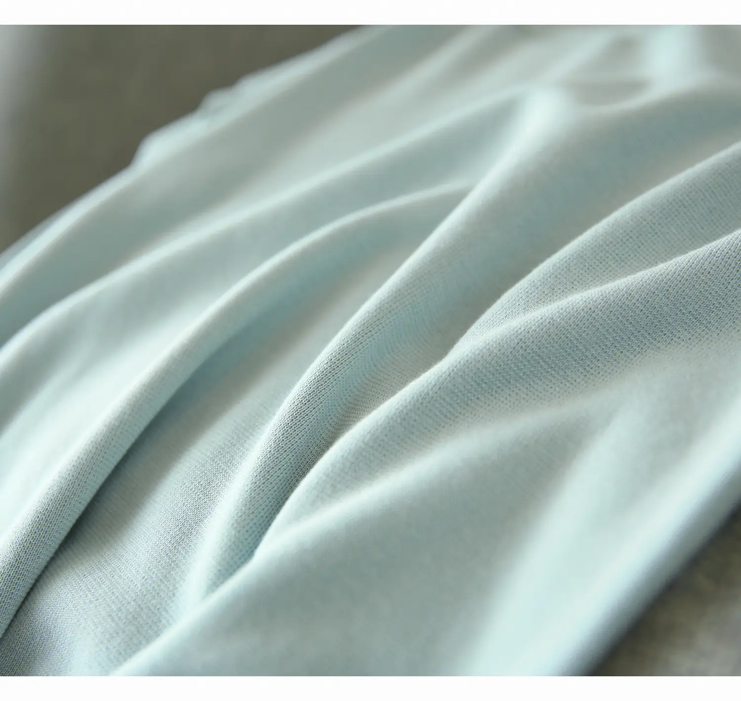 Ice Silk Batwing Sleeve T-Shirt Light Blue 2024 — feature 6