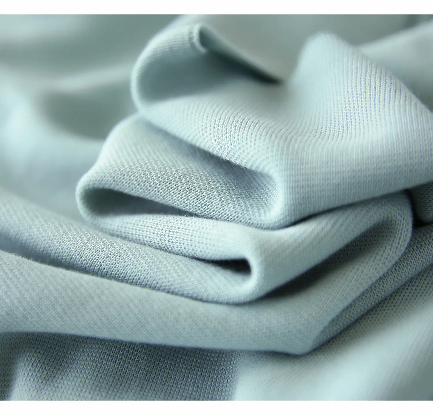 Ice Silk Batwing Sleeve T-Shirt Light Blue 2024 — feature 8