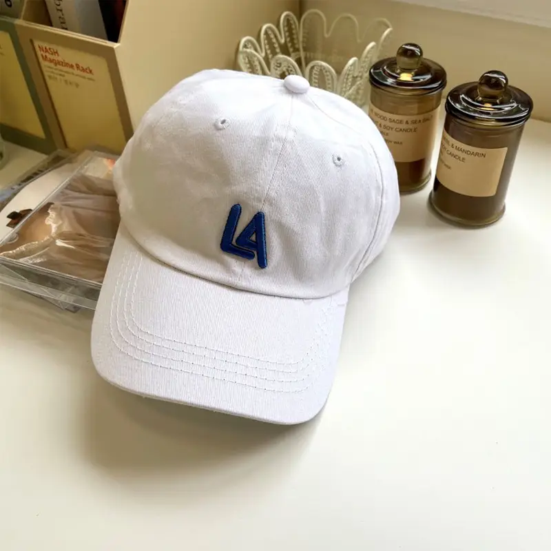 Pink LA Logo Adjustable Baseball Cap Set - Image 5