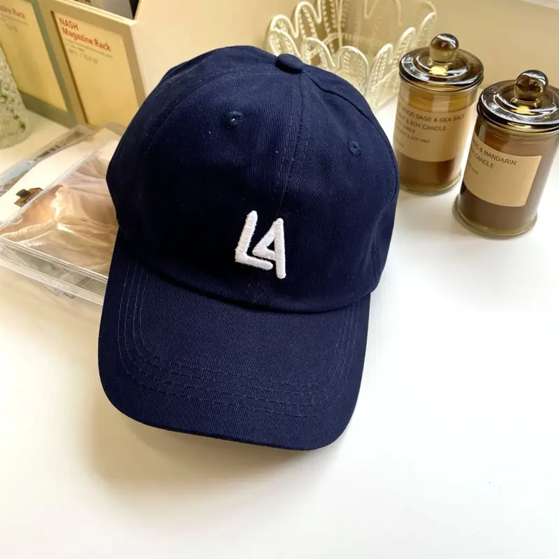 Pink LA Logo Adjustable Baseball Cap Set - Image 7