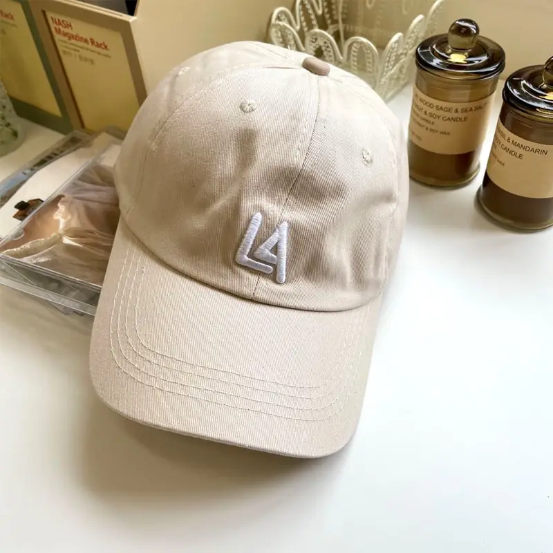 Pink LA Logo Adjustable Baseball Cap Set - Image 9