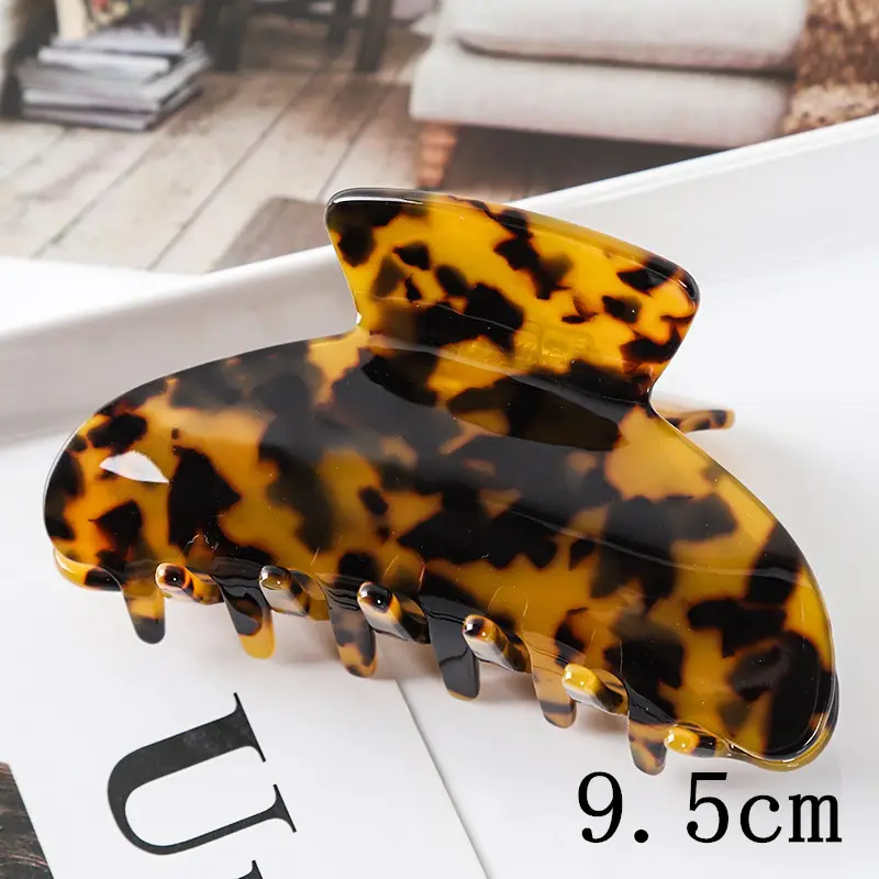 Yuanbao Cloud Pattern Hair Clip 8.5cm Acetic Acid - Image 13