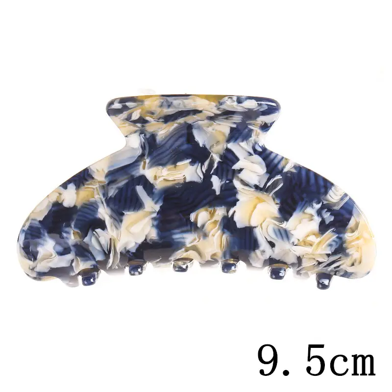 Yuanbao Cloud Pattern Hair Clip 8.5cm Acetic Acid - Image 16