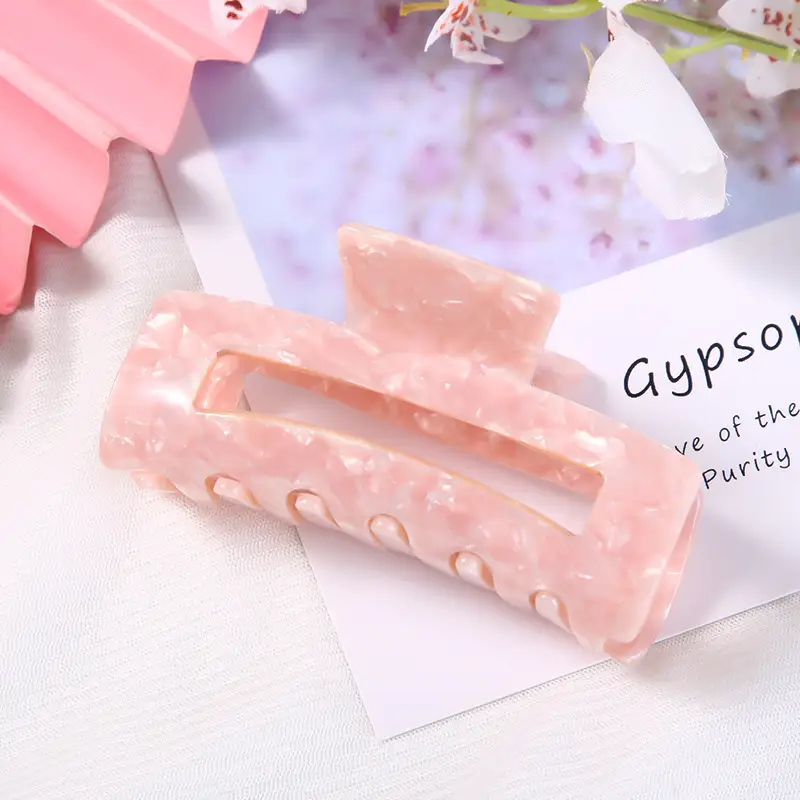 Yuanbao Cloud Pattern Hair Clip 8.5cm Acetic Acid - Image 33