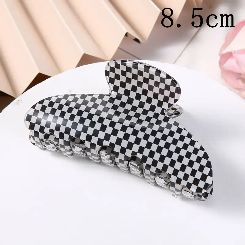 Yuanbao Cloud Pattern Hair Clip 8.5cm Acetic Acid - Image 4