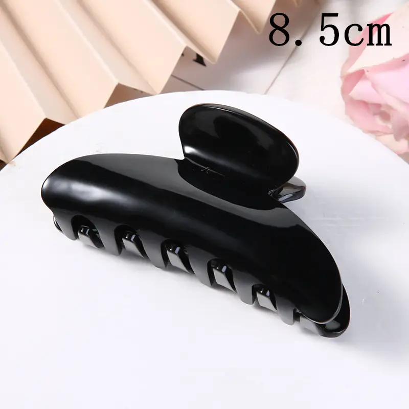 Yuanbao Cloud Pattern Hair Clip 8.5cm Acetic Acid - Image 5