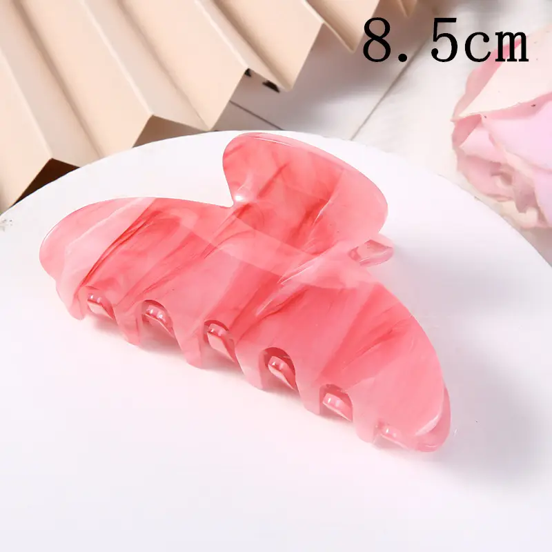 Yuanbao Cloud Pattern Hair Clip 8.5cm Acetic Acid - Image 6
