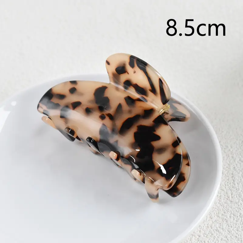 Yuanbao Cloud Pattern Hair Clip 8.5cm Acetic Acid - Image 7