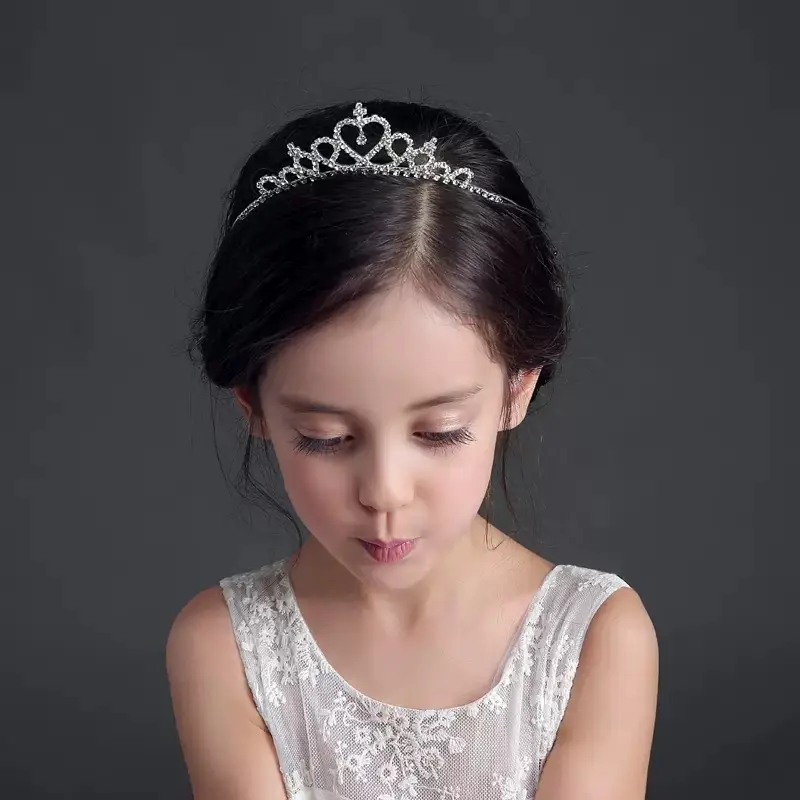 Princess Crown Headband for Girls Birthday Hairpin - Image 3