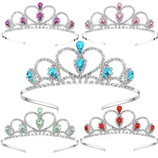 Princess Crown Headband for Girls Birthday Hairpin — feature 5