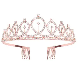 Princess Crown Headband for Girls Birthday Hairpin — feature 9