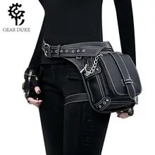 Black Skull Rivet Women's Shoulder Bag with Mobile Phone Compartment — feature 3