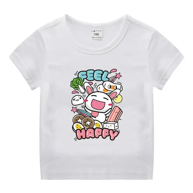 Kids T-Shirt Blue Excavator Print 100% Cotton - Image 8