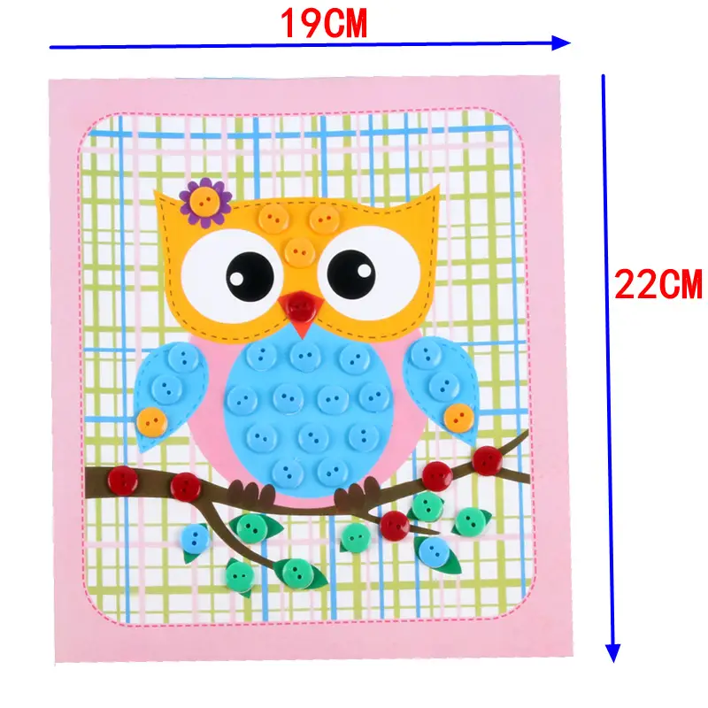 Children's Button Painting Set 12 Pieces 221x19CM — feature 4